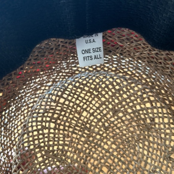 Lyle & Scott Brown Straw Hat with Colorful Band - Picture 5 of 5